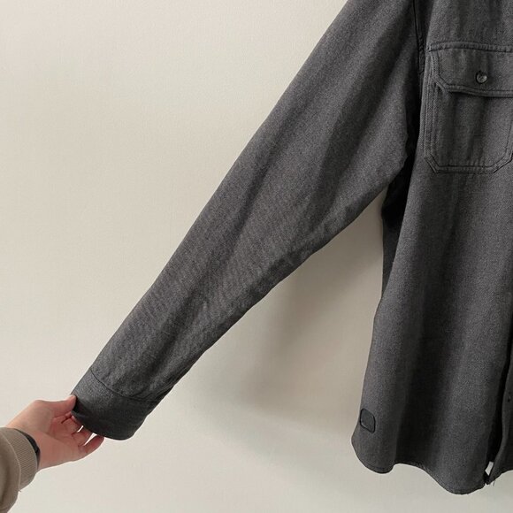 Kavu Button Up Shirt Long Sleeve Collared Casual Gray XL - Picture 6 of 9